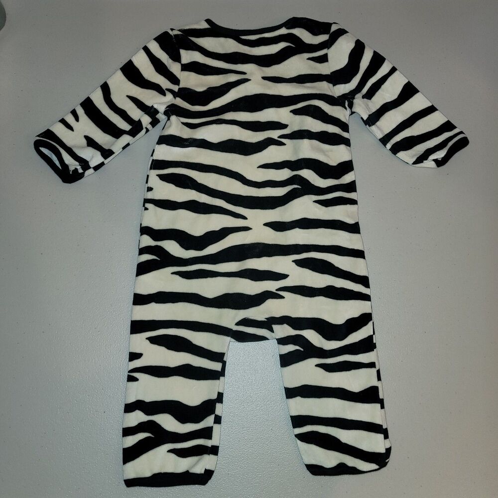 Baby Gap Baby Girl Infant Sleeper PJs 6-12 Months Long Sleeve Front Snap Safari - Picture 3 of 11